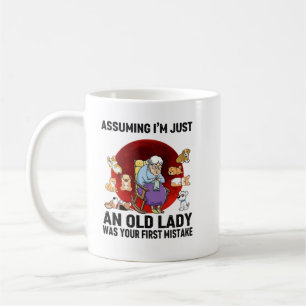 Ik veronderstel dat Im Jusst An Ald Lady Shirt Koffiemok