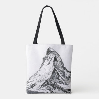 Ik verplaats bergen canvas tas