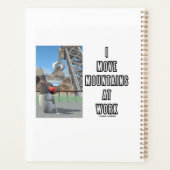 Ik verplaats bergen op het werk Software Developer Planner (Achterkant)