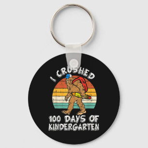 Ik verpletterde 100 dagen kleuterschool Bigfoot 10 Sleutelhanger