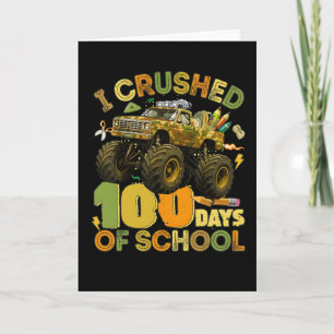 Ik verpletterde 100 dagen monstertruck van school kaart