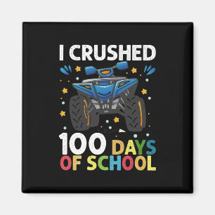Ik verpletterde 100 dagen school Monster Truck Jon Magneet