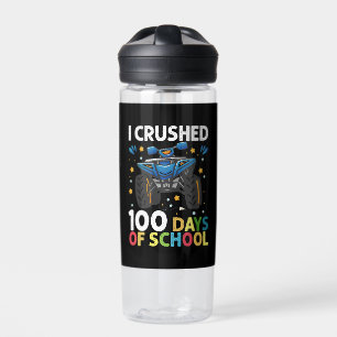 Ik verpletterde 100 dagen school Monster Truck Jon Waterfles