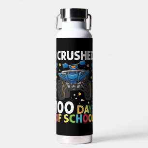 Ik verpletterde 100 dagen school monstertruck jong waterfles