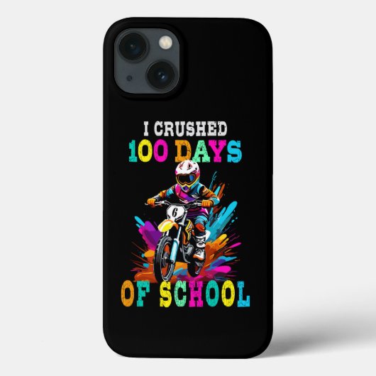 Ik verpletterde 100 dagen van school Motocross Case-Mate iPhone Case (Achterkant)