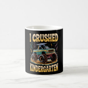 Ik verpletterde de kleuter-monstertruck-afstuderen koffiemok