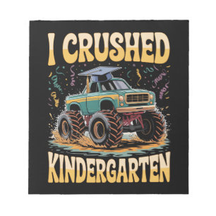 Ik verpletterde de kleuter-monstertruckgradatie notitieblok