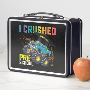 Ik verpletterde de kleuterschool monstertruck afst