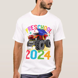 Ik verpletterde kleuterschool Monster Truck Afstud T-shirt