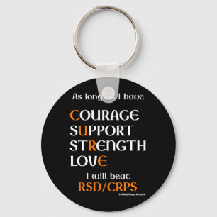 Ik versla RSD/CRPS-Sleutelhanger Sleutelhanger