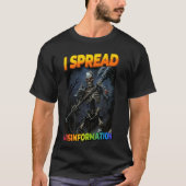 Ik verspreid desinformatie Cringe Skeleton 1 T-shirt (Voorkant)