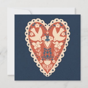 Ik vertel de wereld over mijn liefde voor jou feestdagenkaart