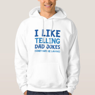 Ik vertel graag vadergrappen hoodie