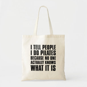 Ik vertel mensen dat ik piloten doe tote bag