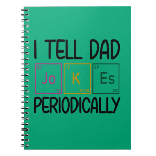 Ik vertel papa Jokes periodiek Notitieboek
