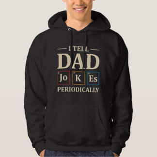 Ik vertel papa periodiek grappen over scheikunde p hoodie