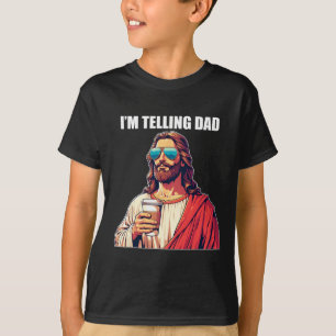 Ik vertel papa Shirt Funny Religious Christelijk J