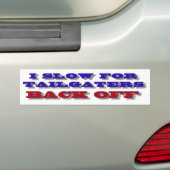 IK VERTRAAG VOOR BUMPERSTICKER (Op auto)