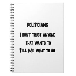 Ik vertrouw het niet notitieboek