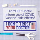 Ik vertrouw je dokter niet tissuepapier (Craft)