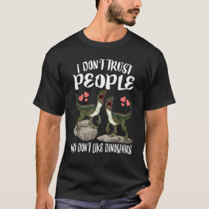 Ik vertrouw mensen niet die niet van velo houden t-shirt