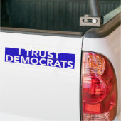 IK VERTROUW OP DE BUMPERSTICKER VAN DE DEMOCRATEN (Op Truck)