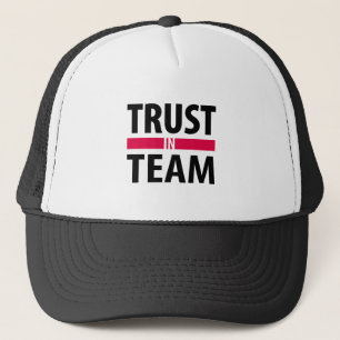 Ik vertrouw op team trucker pet