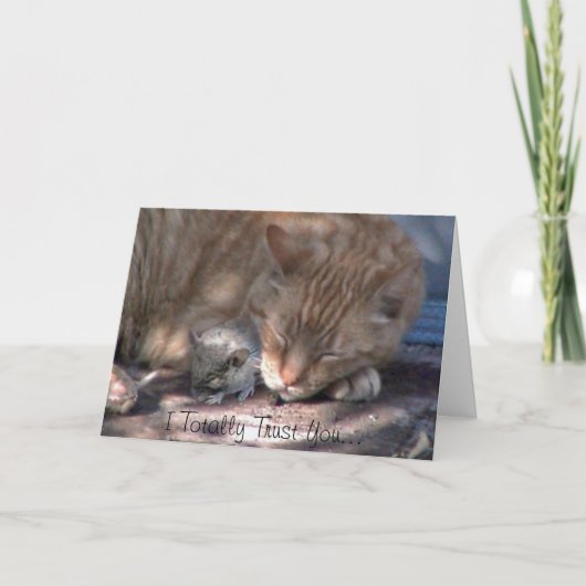 Ik vertrouw op u totaal… feestdagen kaart (Voorkant)