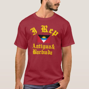 Ik vervang Antigua en Barbuda T-shirt