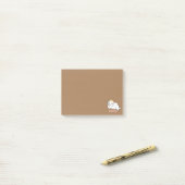 Ik verveel me schattige Kitty Kat Dier Post-it® Notes (Op bureau)