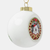 Ik verweed je een vrolijk kerst gepersonaliseerd h keramische bal ornament (Links)