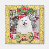 Ik verweed je een vrolijk kerst gepersonaliseerd h magneet (Voorkant)