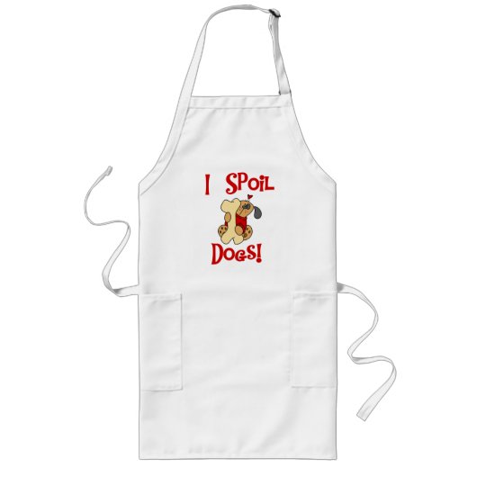 Ik Verwen Honden Tshirts en Geschenken Lang Schort (Voorkant)