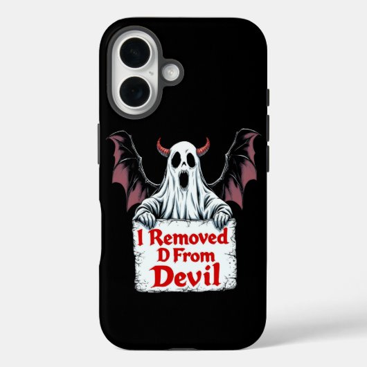 Ik verwijderde D uit Devil - Dark Fantasy Gothic Case-Mate iPhone Case (Achterkant)