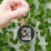 Ik verzamel dode familieleden genealogie histopie sleutelhanger (Hand)