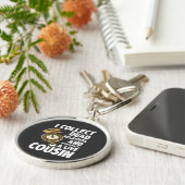 Ik verzamel dode familieleden genealogie histopie sleutelhanger (Zijkant)