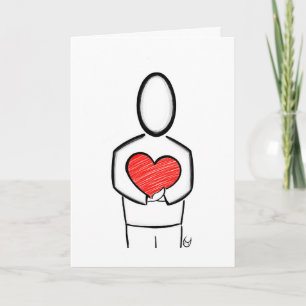 Ik verzend u slechts liefde feestdagen kaart