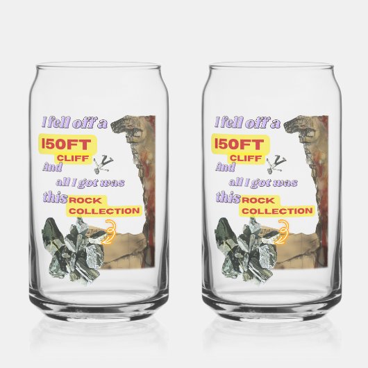 Ik viel eraf blikvorm glas (Voorkant)