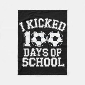 Ik vierde 100 dagen school jongens kinderen studen fleece deken