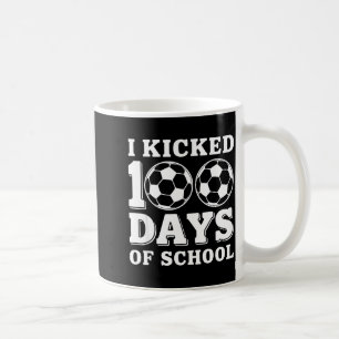 Ik Vierde 100 Dagen School Voetbal Sport Jongens K Koffiemok