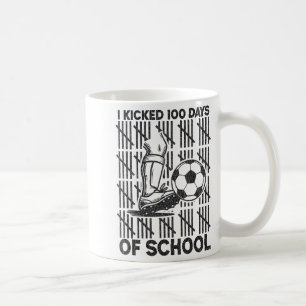 Ik Vierde 100 Dagen Schoolvoetbal 100ste Dag Sport Koffiemok