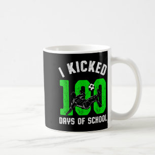 Ik vierde 100 dagen schoolvoetbal 100ste dag sport koffiemok