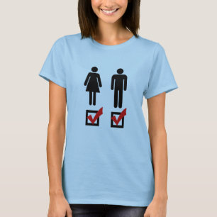 Ik vind beide leuk t-shirt