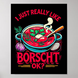 Ik vind borsjtsj echt lekker, Russisch Ukraïens et Poster