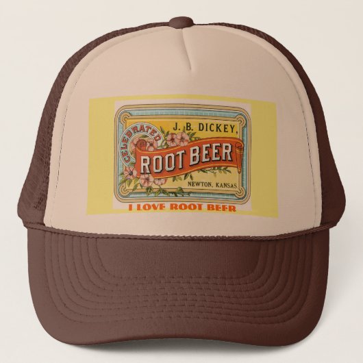 IK VIND DE ROOT BEER - ADVERT TRUCKER PET (Voorkant)