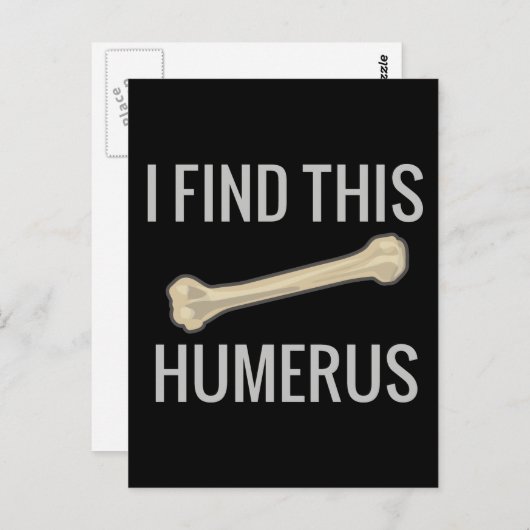 Ik vind deze Humerus Briefkaart (Voorkant / Achterkant)