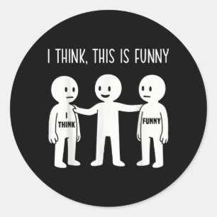Ik Vind Dit Grappig Meme Sarcasme Geestige Humor Ronde Sticker