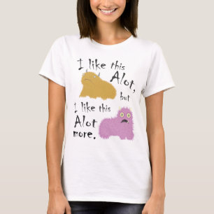 Ik vind dit leuk, maar ik vind dit leuk meer t-shirt