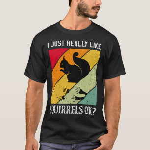 Ik vind eekhoorns gewoon echt leuk vintage Schatti T-shirt