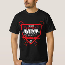 Ik vind een beetje vuil op mijn diamanten honkbal